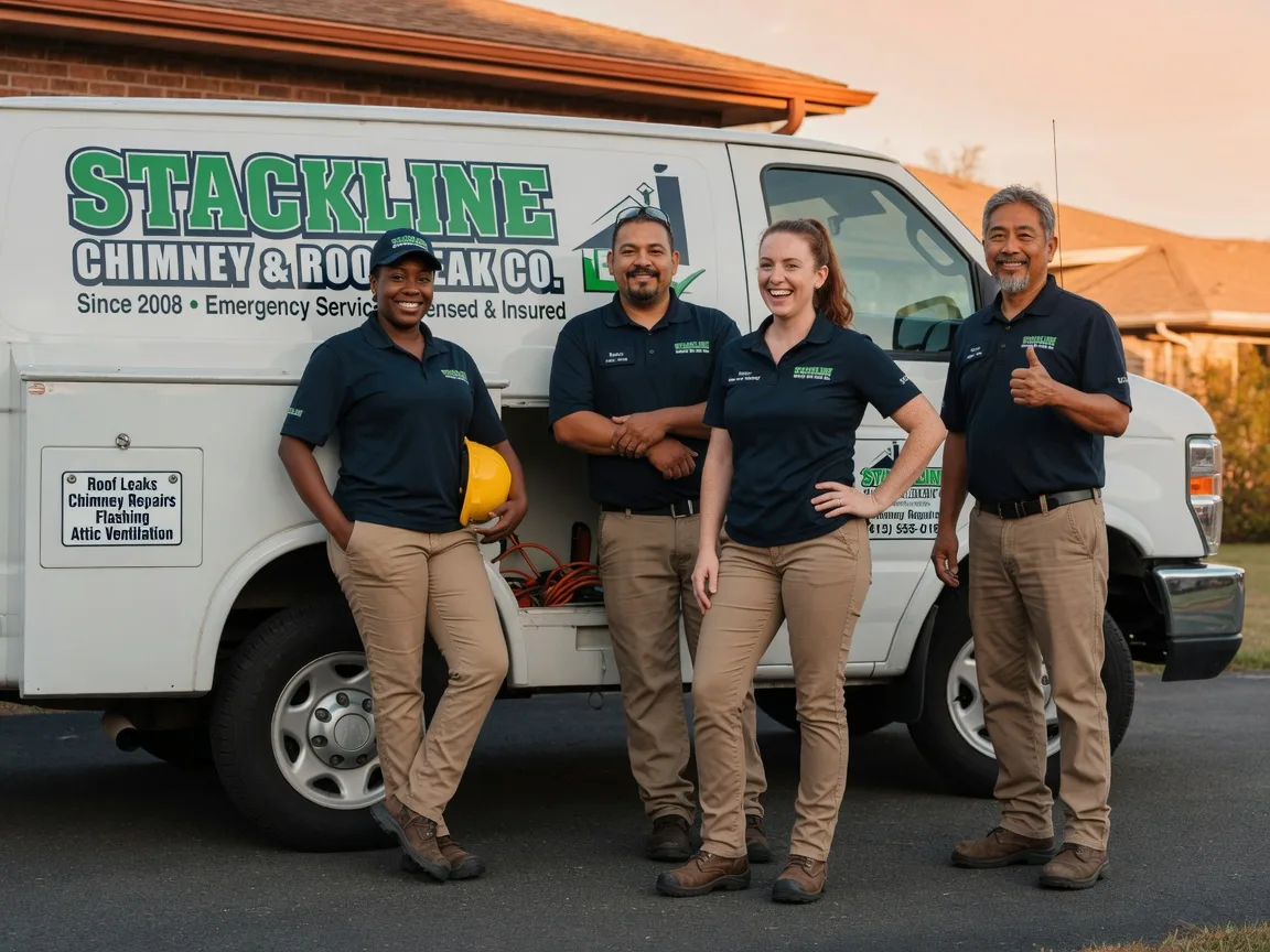 Chimney flashing repair company in Munford, AL